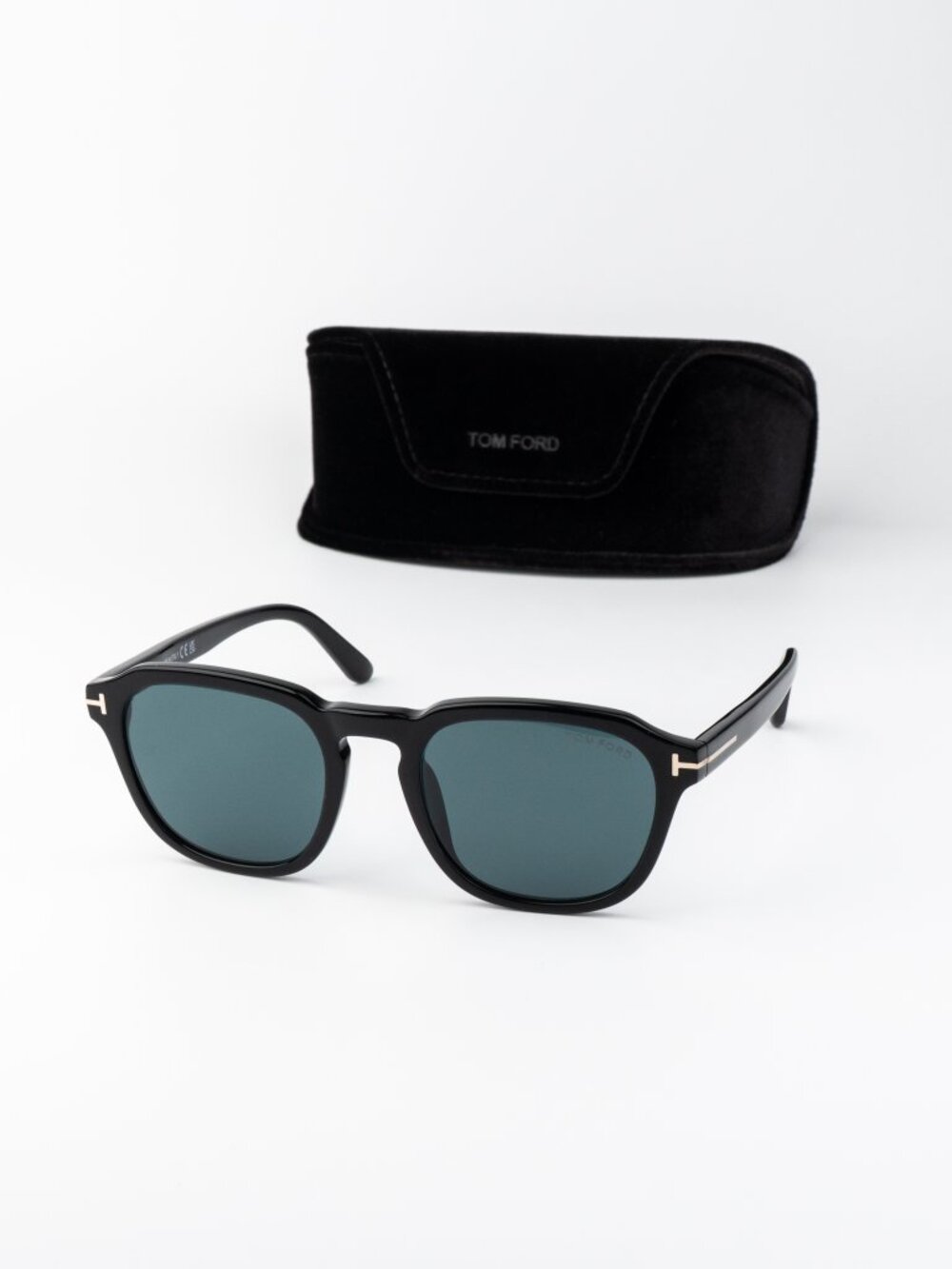 Tom Ford AVERY Men Sunglasses Black Blue Square FT0931 01V NEW AUTHENTIC